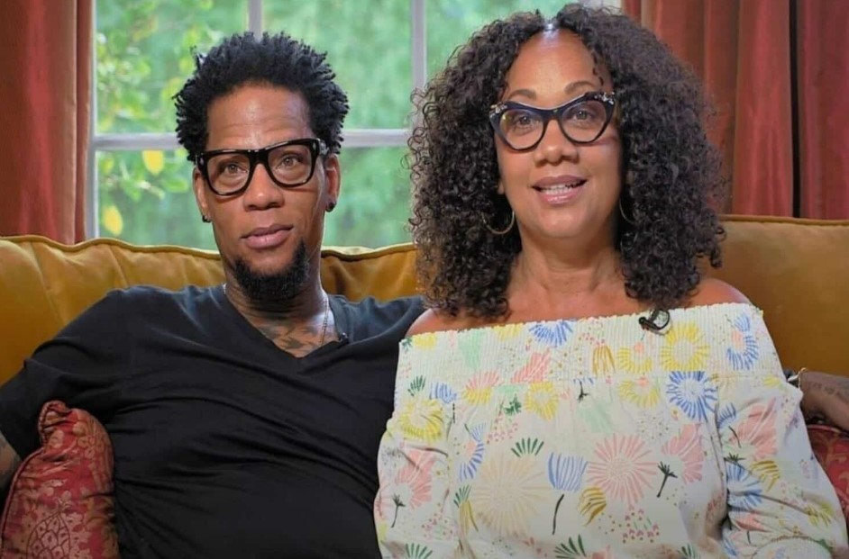 LaDonna Hughley with her husband D.L. Hughley