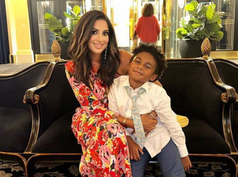 Lamar Bonaparte's wife and son