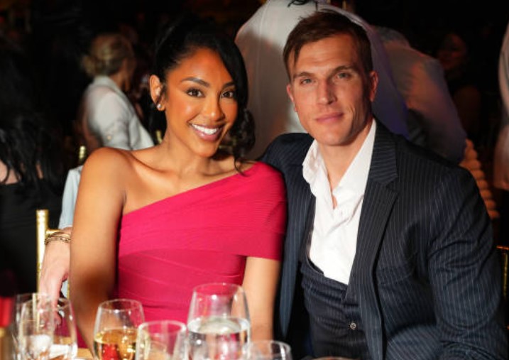 Luke Gulbranson with Tayshia Adams