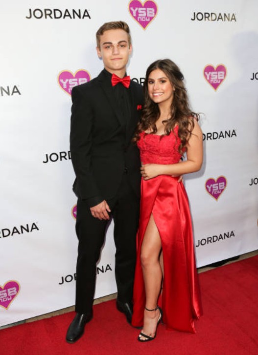 Madisyn Shipman with Andrew Fletcher
