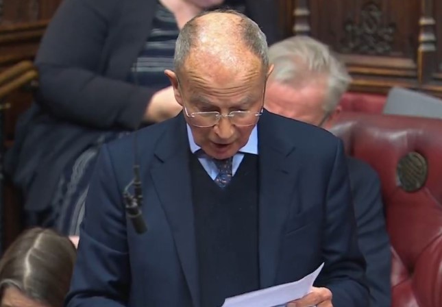Michael Farmer, Baron Farmer, when he was speaking in the parliament