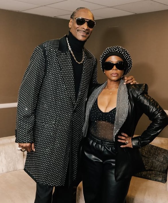 Shante Broadus with her husband Snoop Dogg