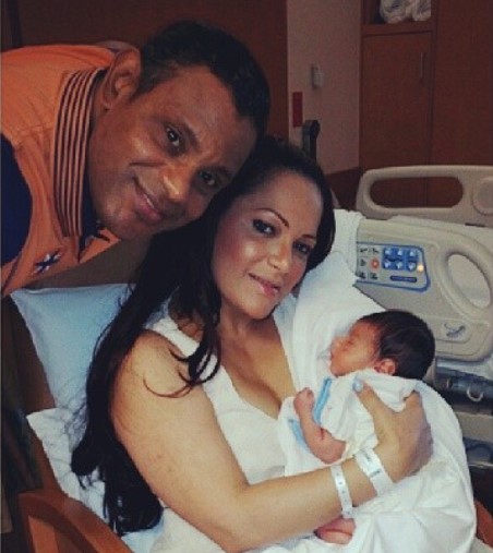 Sonia Sosa with her husband and kid