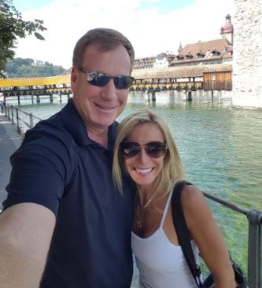 Starr Napear with her husband