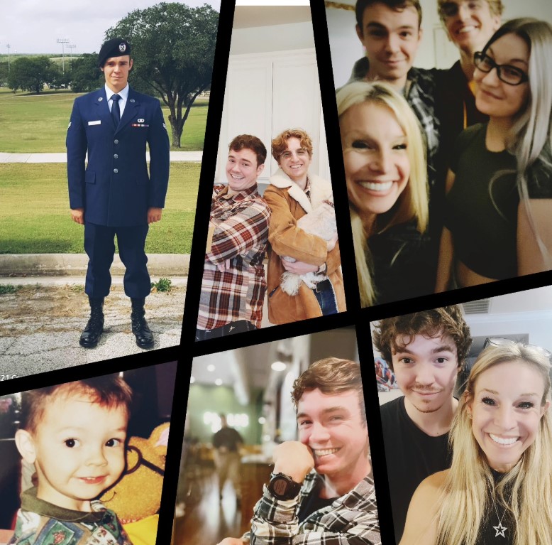 Starr Napear with her sons