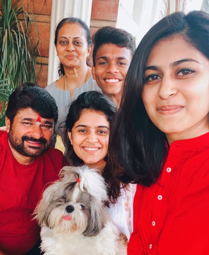 Vinay Kulkarni with his family