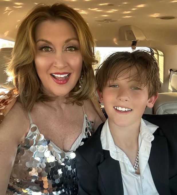 Wendy Burch with her son