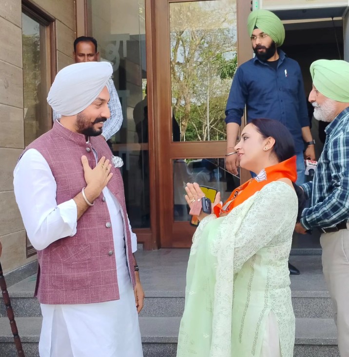 Amreen Kaur Rai with Parminder Singh Brar