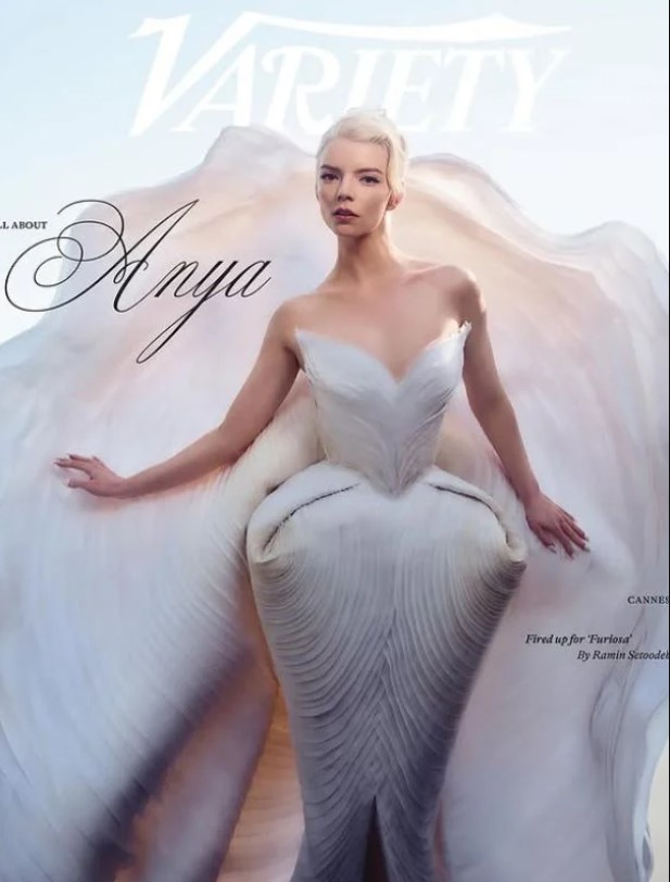 Anya Taylor-Joy in Cheney Chan’s Private No.074 couture design
