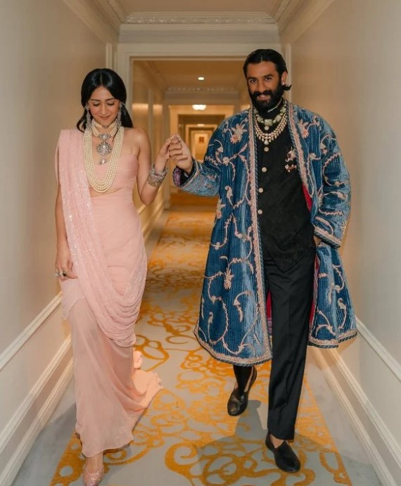 Gauravi Kumari and her brother at the 2026 Met Gala event