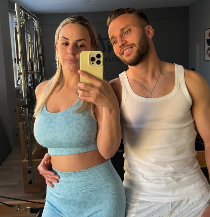 Kiki Tsa with her partner