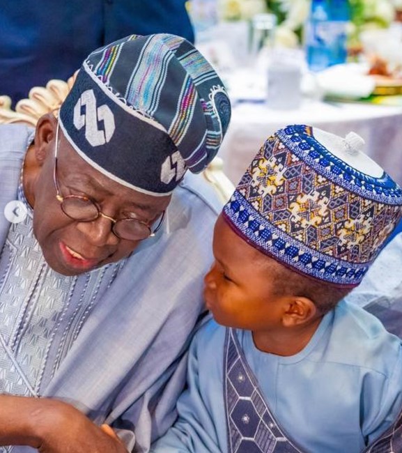 Mahmud Sadis Buba with Nigeria President Bola Ahmed Tinubu