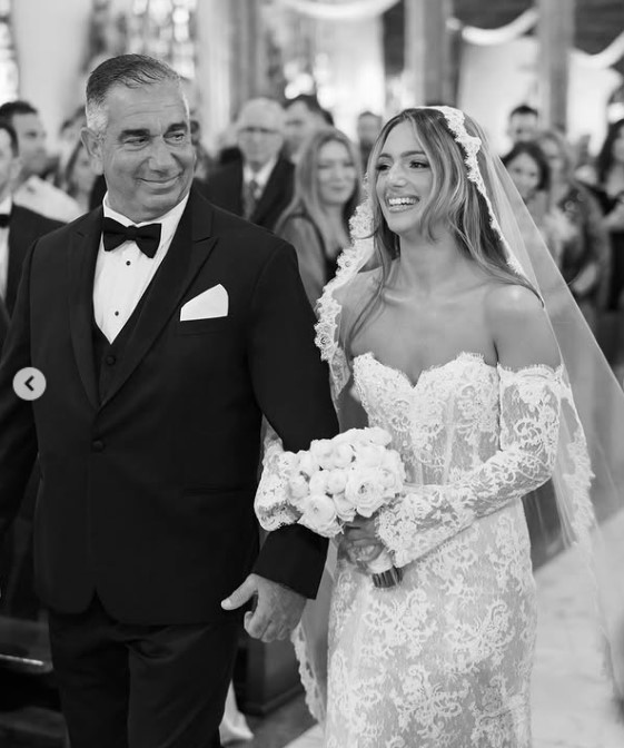 Maria Ciuffo with her dad