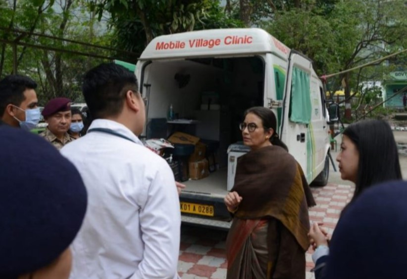 Meenakshi Madan Rai during a legal awareness and outreach program