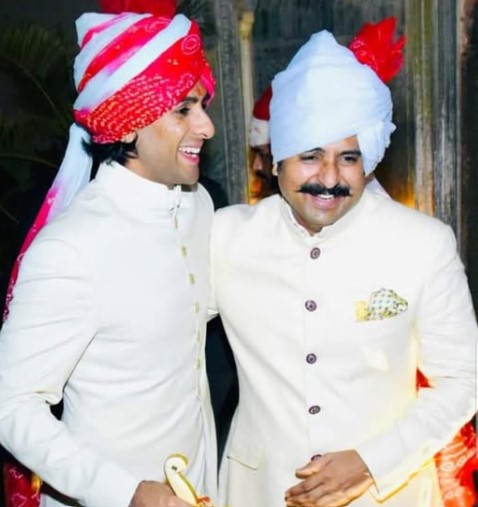 Sawai Padmanabh Singh with his father