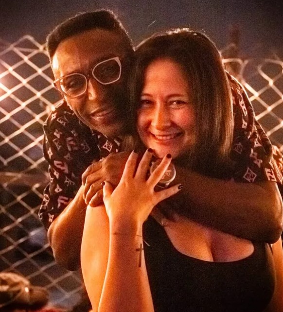 Yoky Barrios with his partner Maria Fer