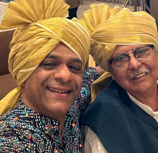Arvind Vekaria and his son Tanmay Vekaria