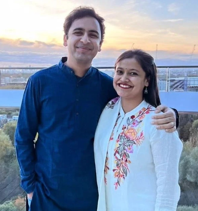 Ashutosh Ranka with his wife