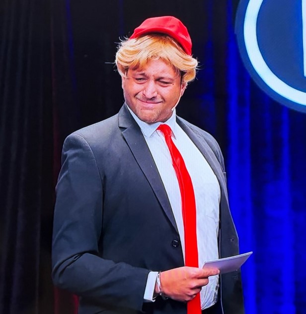 Avinash Aggarwal as Donald Trump in India’s Got Latent season 2