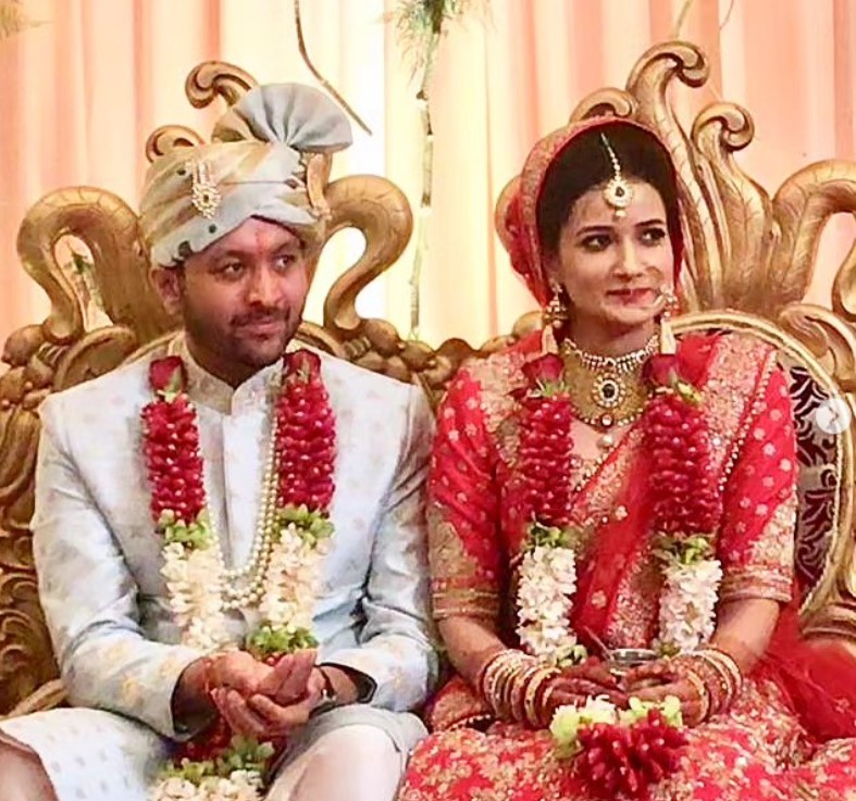 Avinash Aggarwal with his wife
