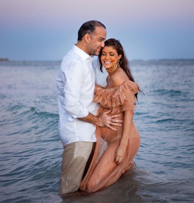 Evelyna Rodriguez with her husband