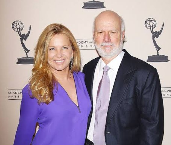 James Burrows with his wife