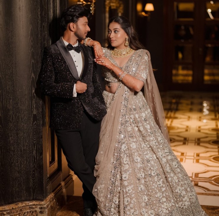 Ketan Agarwal and his fiancee Siya