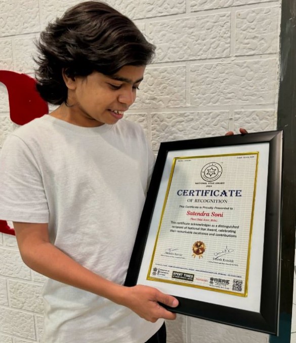 Satendra Soni won Best Child Actor, Male award at the National Star Awards