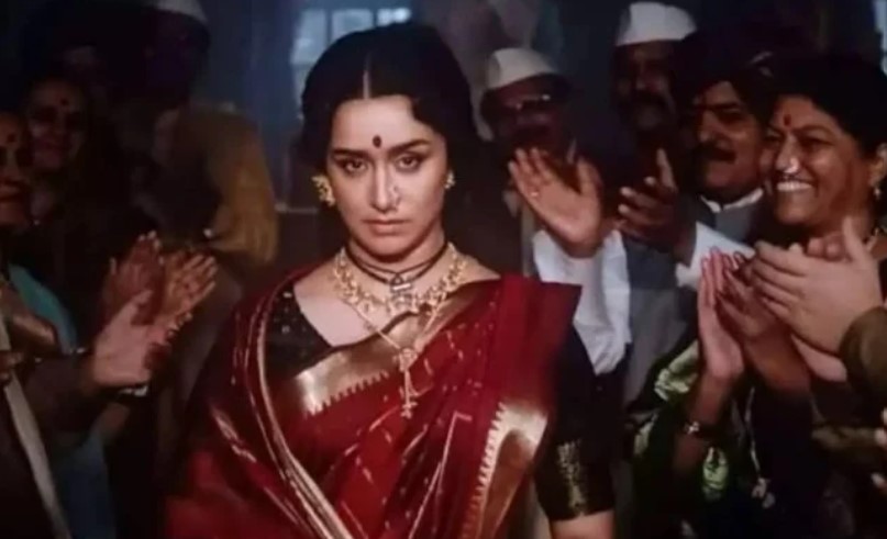 Shraddha Kapoor while playing Vithabai Narayangaonkar in the film Eetha