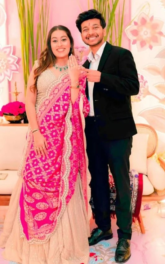 Siya Goyal with her fiance Ketan Agarwal