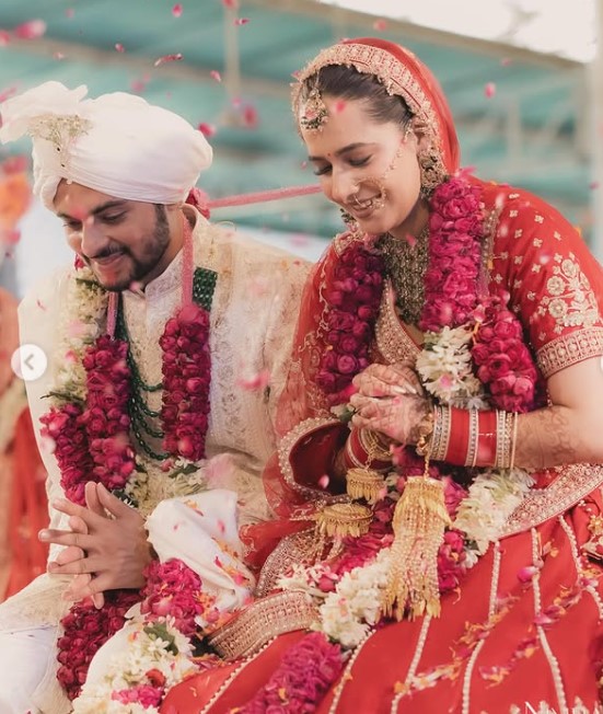 Akash Makhija with his wife