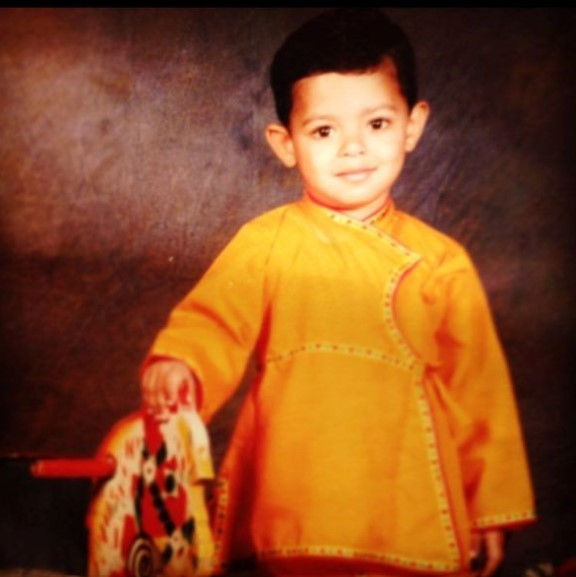 Akash Makhija's childhood image