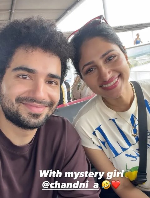 Chandni Anand Ghai with Samay Raina