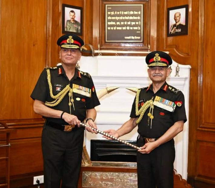 General Dhiraj Seth takes Over as the New Chief of the Army Staff