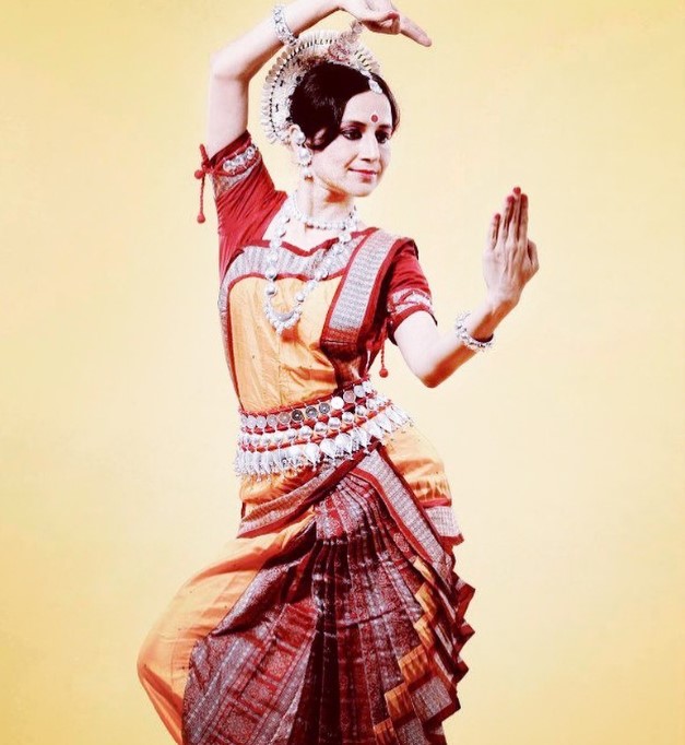 Gitanjali J Angmo in Odissi dance costume