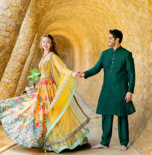 Hyein Kim and her fiancé Siddharth Ghattamaneni
