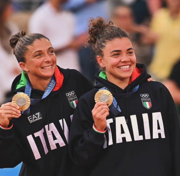 Jasmine Paolini won a gold medal at Olympics in 2024
