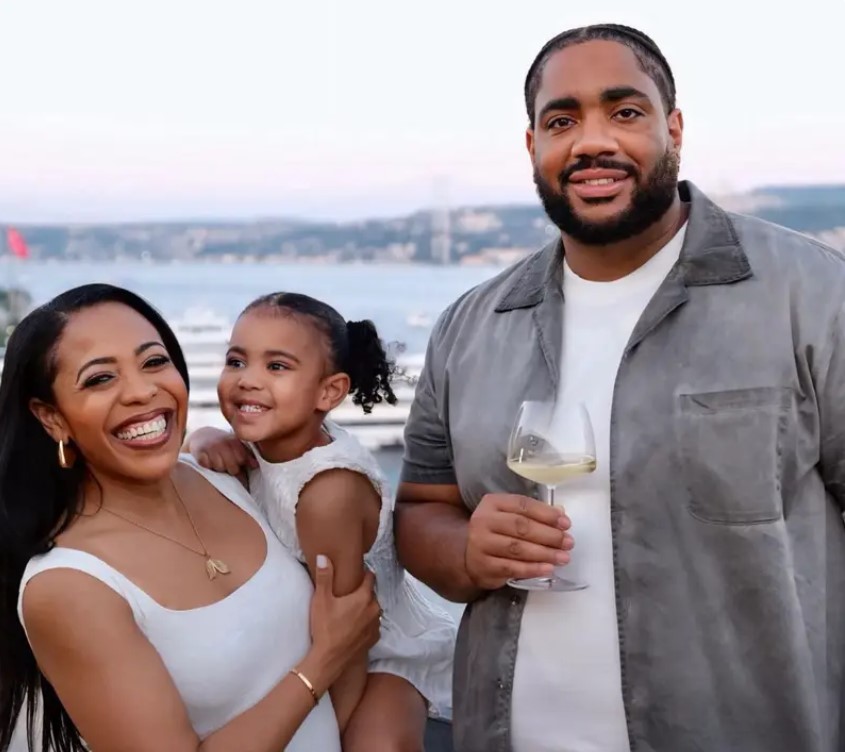 Lindsey Granger with her partner Kolyn Boyd and daughter Kynsley
