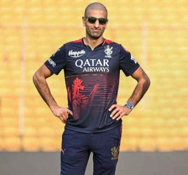 Mo Bobat while serving as the Director of Cricket for Royal Challengers Bengaluru (RCB)