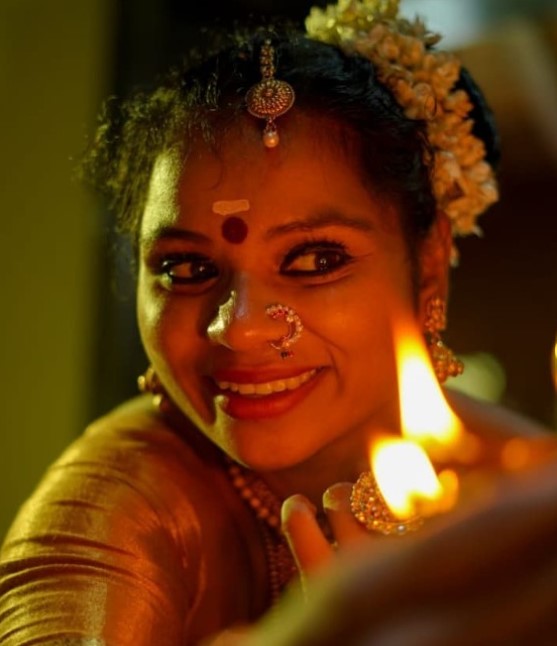 Roopashree Vorkady during a theatre play