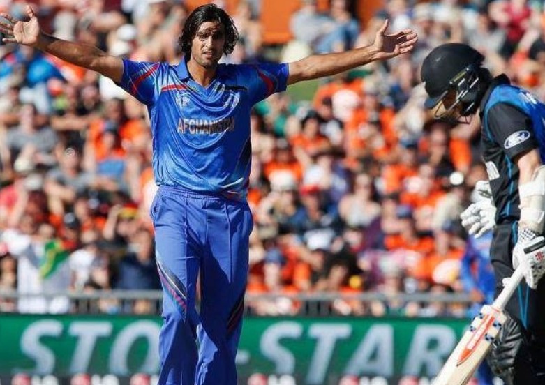 Shapoor Zadran during 2015 World Cup