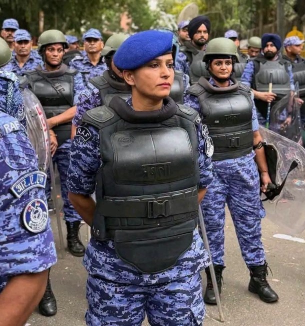 Sonia Sehrawat deployed at Jantar Mantar, New Delhi during the Chalo Sansad protest (20 July 2026) led by Cockroach Janata Party