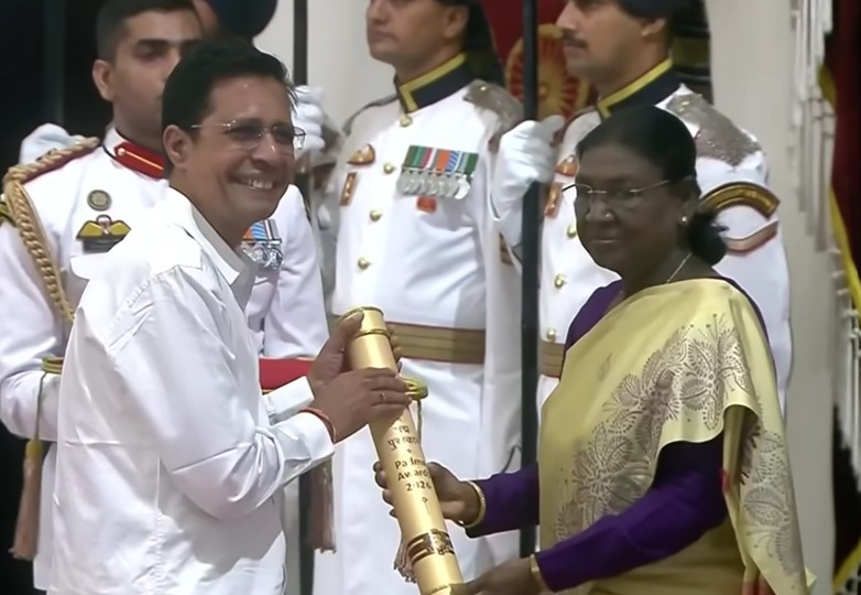 V. Kamakoti honoured with the Padma Shri