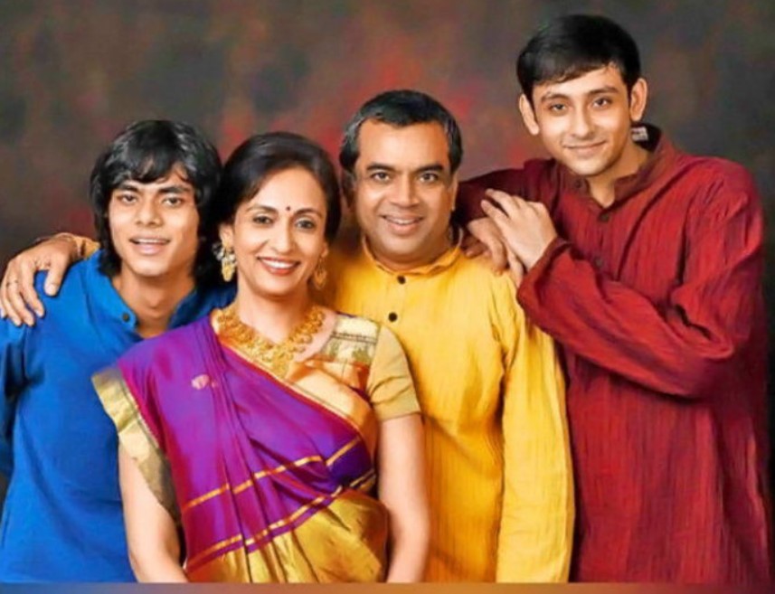 Aniruddh Rawal with his family