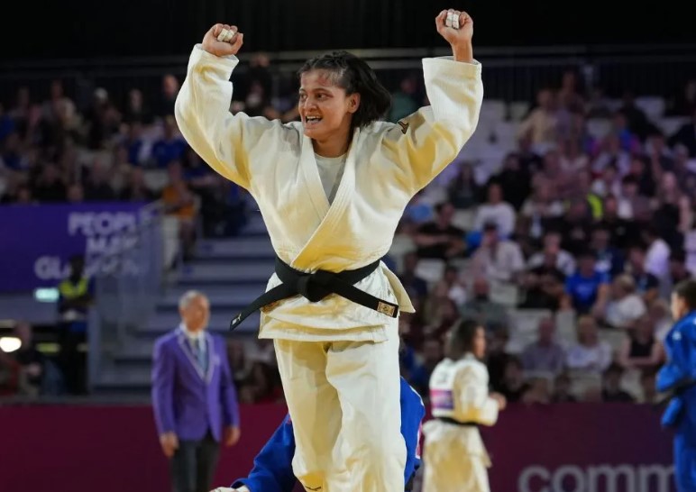 Asmita Dey, after she won gold medal at the Commonwealth Games 2026