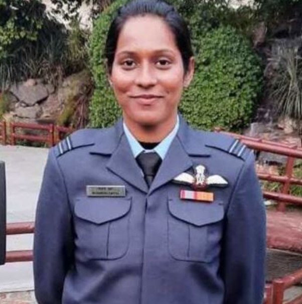 Bhawana Kanth during IAF training