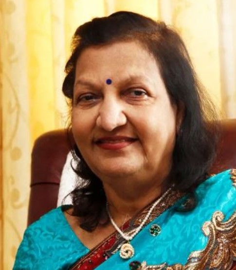 D. Y. Patil's wife Pushpalata D. Patil
