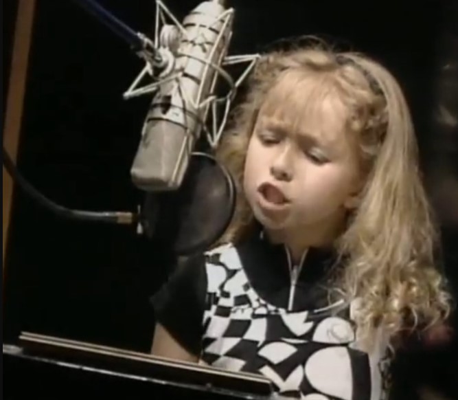 Hayden Panettiere voicing Princess Dot for ‘A Bug’s Life’ (1998)