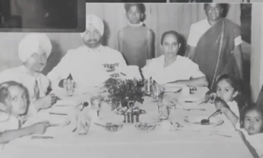 Inderjit Singh Sidhu with his family