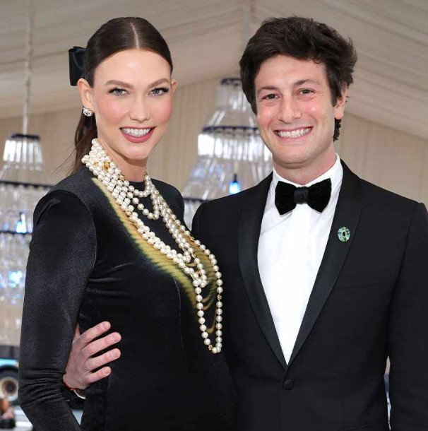 Karlie Kloss with her husband